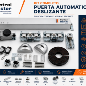 Kit Completo para puerta Automática Deslizante Control Master
